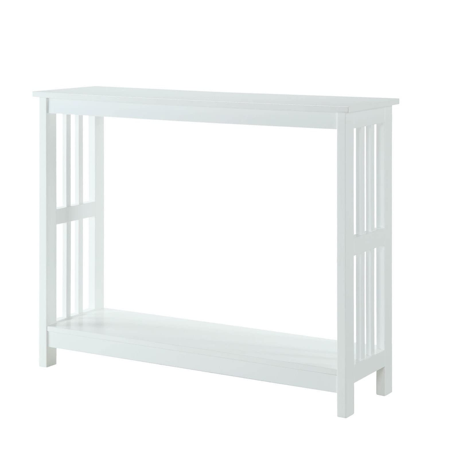 ALIDAM White Console Table - Entryway Sofa Table for Living Room, Hallway & Home Decor | Perfect for Small Spaces, Entryways & Behind Sofas