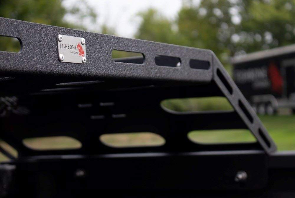 Fishbone Offroad FB21233 Jeep JT Gladiator Bed Storage Rack | Heavy Duty Aluminum Truck Organizer | Perfect for Camping, Overlanding & Off-Road Adventures