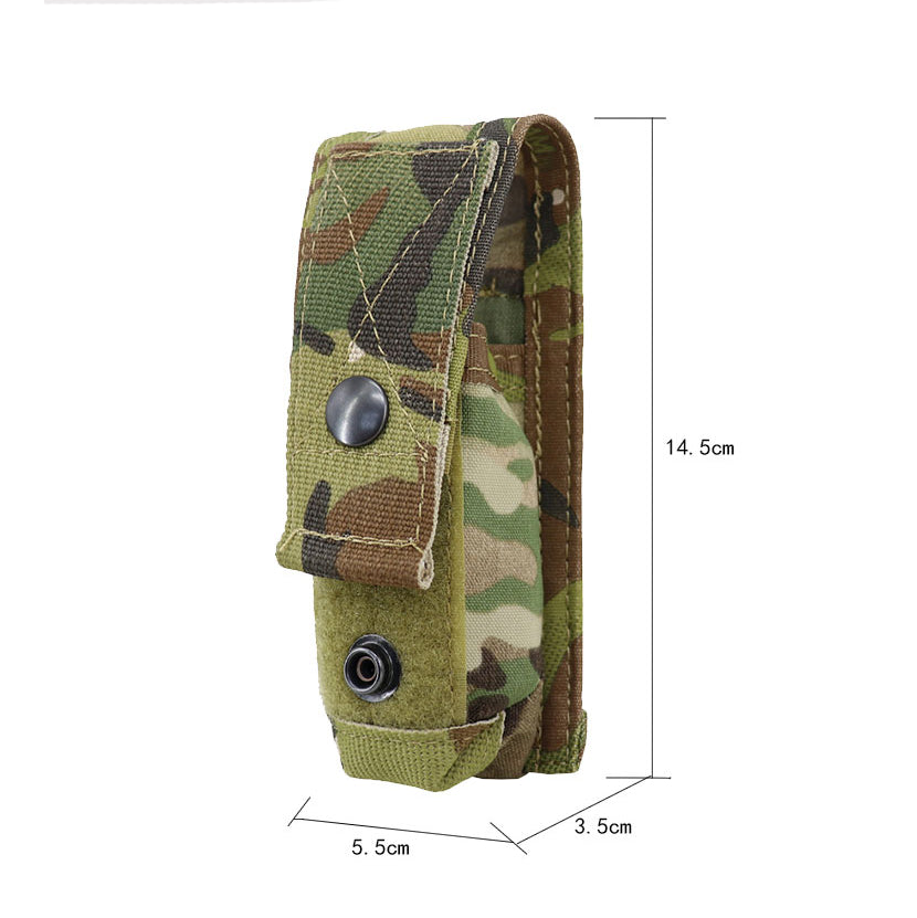 40MM Flash Bang Grenade Pouch - Tactical Molle Utility Pouch for Military & Airsoft - Perfect for Range Training, Outdoor Adventures & Tactical Gear Organization