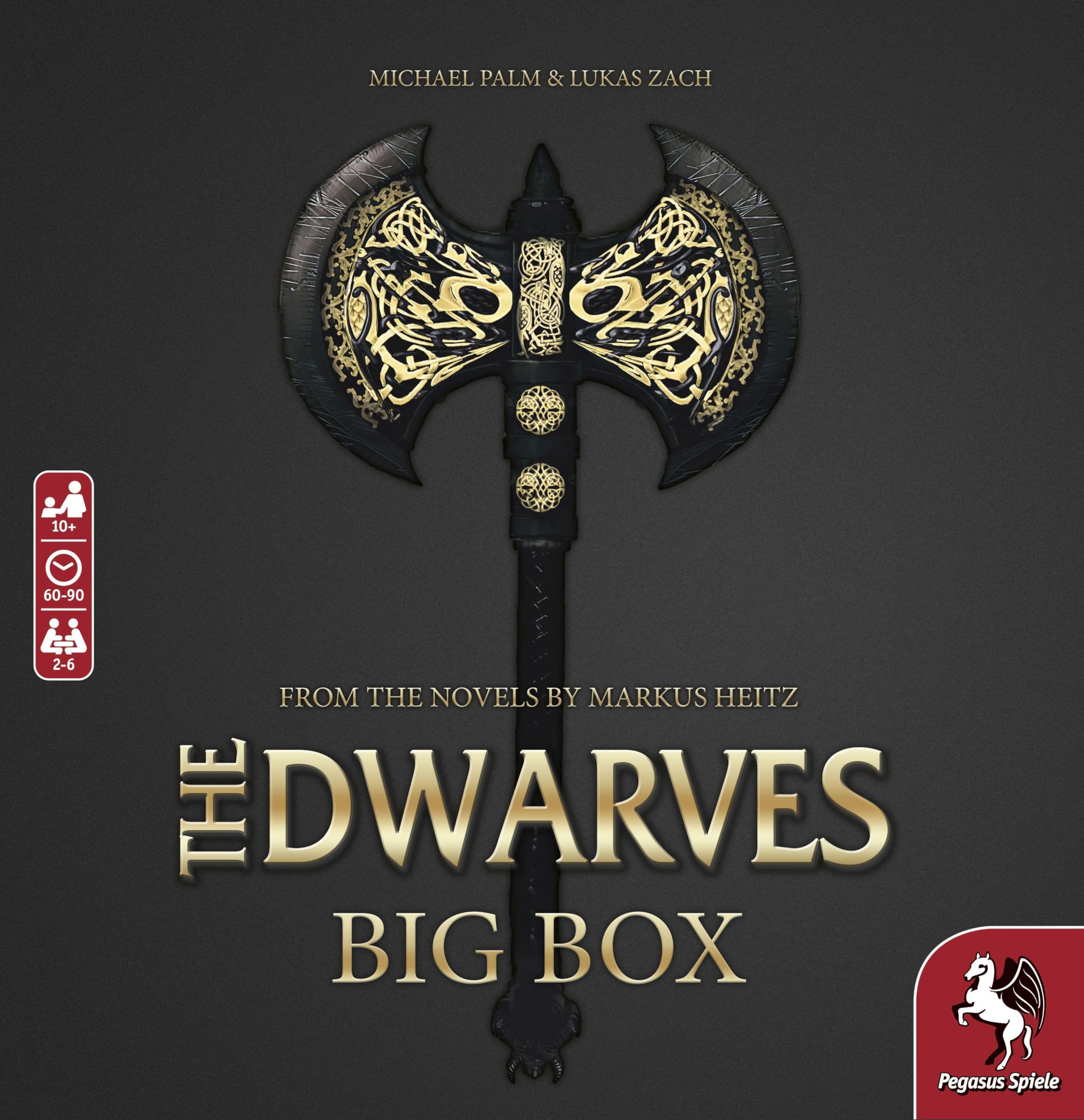 The Dwarves: Big Box - Strategic Fantasy Board Game for 2-6 Players | Family & Adult Game Night | 60-90 Min Adventure | Ages 10+ | English Edition | Perfect for Parties & Game Nights