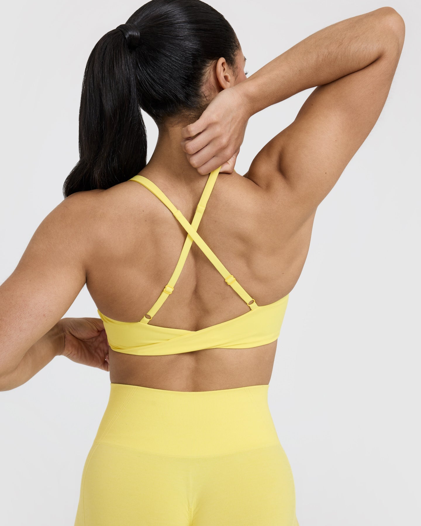 Lemon Yellow Wireless Bralette - Seamless Comfort for Yoga, Lounge & Everyday Wear | Soft Microfiber Support for Women