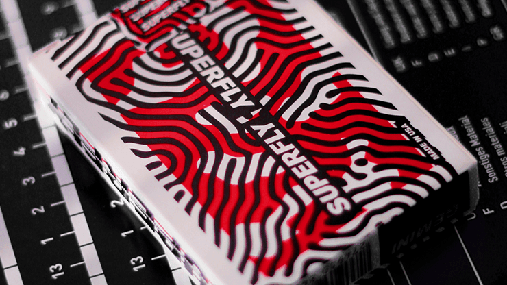 Superfly Spitfire Playing Cards - Premium Red Deck for Poker, Magic Tricks & Card Games | Perfect for Parties, Travel & Collectors