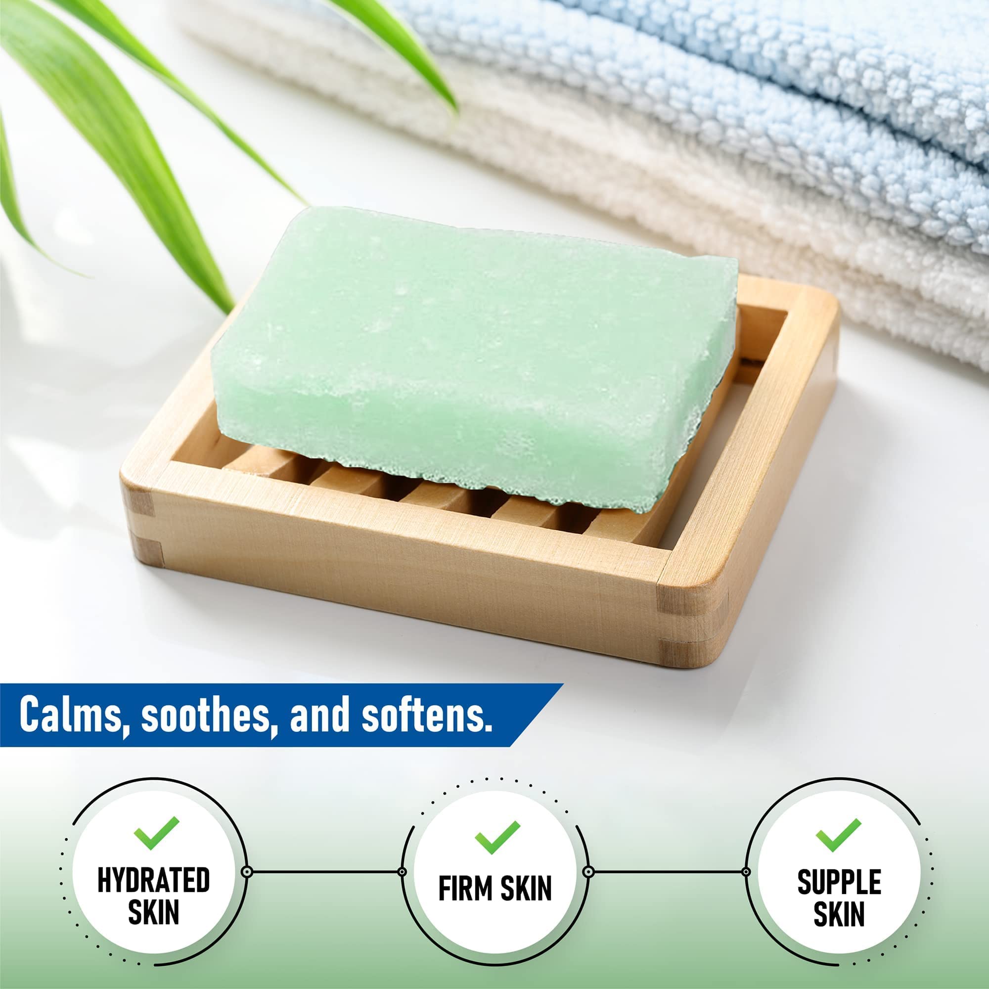 T.Taio Aloe Vera Soap Sponge - Exfoliating Shower Scrubber for Face, Body & Feet - Deep Cleansing Bath Sponge for Oil & Dirt Removal - Gentle Massage & Lather - Bathroom Accessories with Fresh Aloe Scent - Perfect for Daily Shower, Spa & Skincare Routine