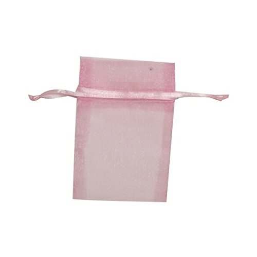 JAM PAPER Sheer Bags X-Small 3x4 Inches Baby Pink Pastel - Bulk 96 Bags per Box - Perfect for Party Favors, Wedding Decorations, Baby Showers & Gift Packaging