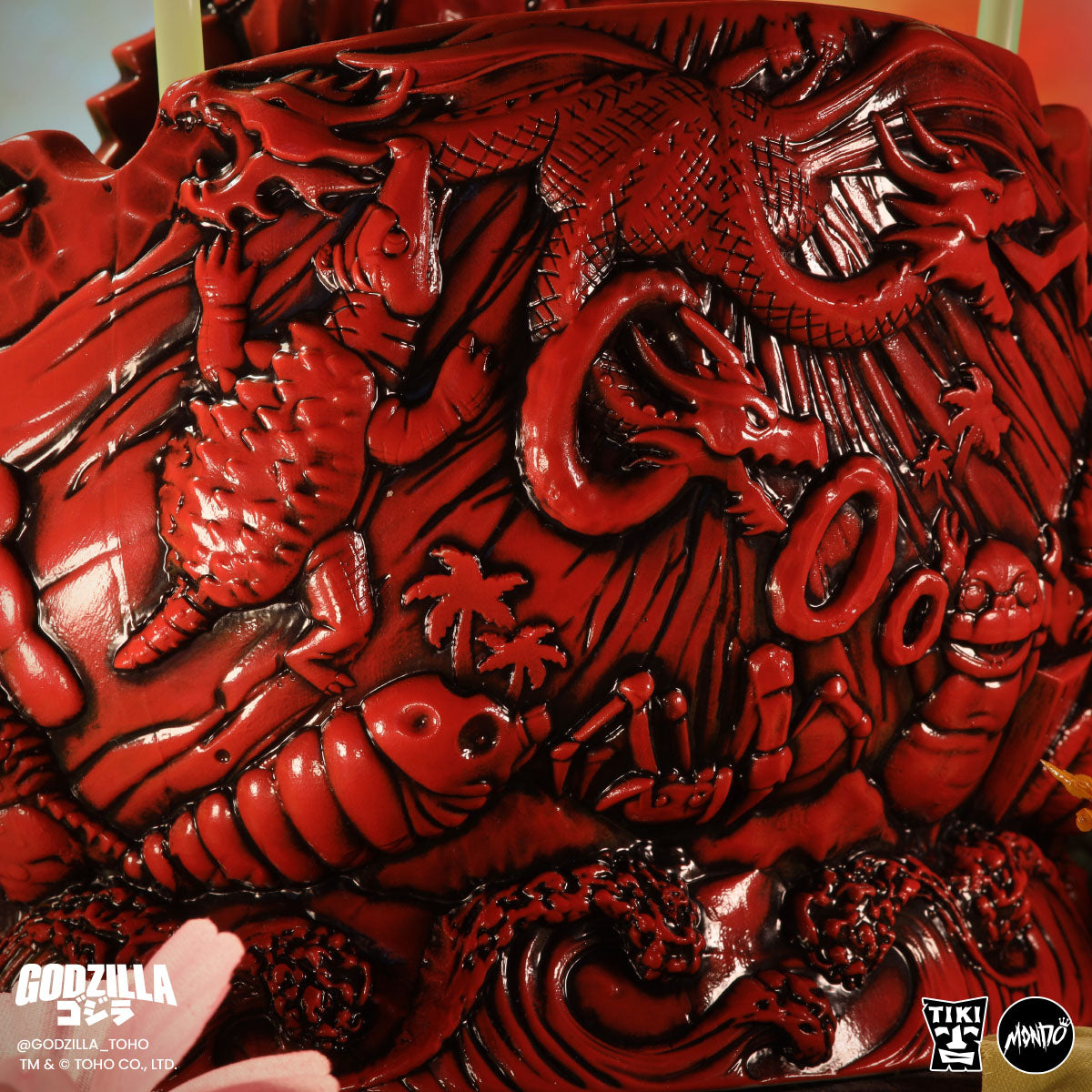 Godzilla Destroy All Monsters Scorpion Bowl - Fire Dragon Variant Collectible Figure | MonsterVerse Action Figure for Display & Collection | Perfect for Fans, Home Decor & Gifts