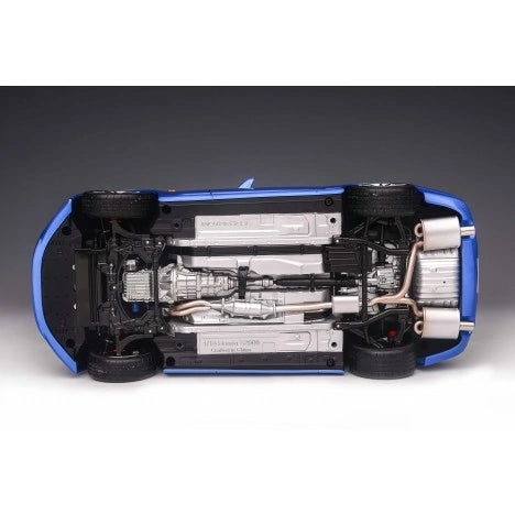 MotorHelix 1/18 Scale Diecast Honda S2000 AP2 Model Car - Bermuda Blue - Collectible Sports Car for Display & Racing Enthusiasts | Perfect for Home Office Decor, Car Shows & Gift Giving