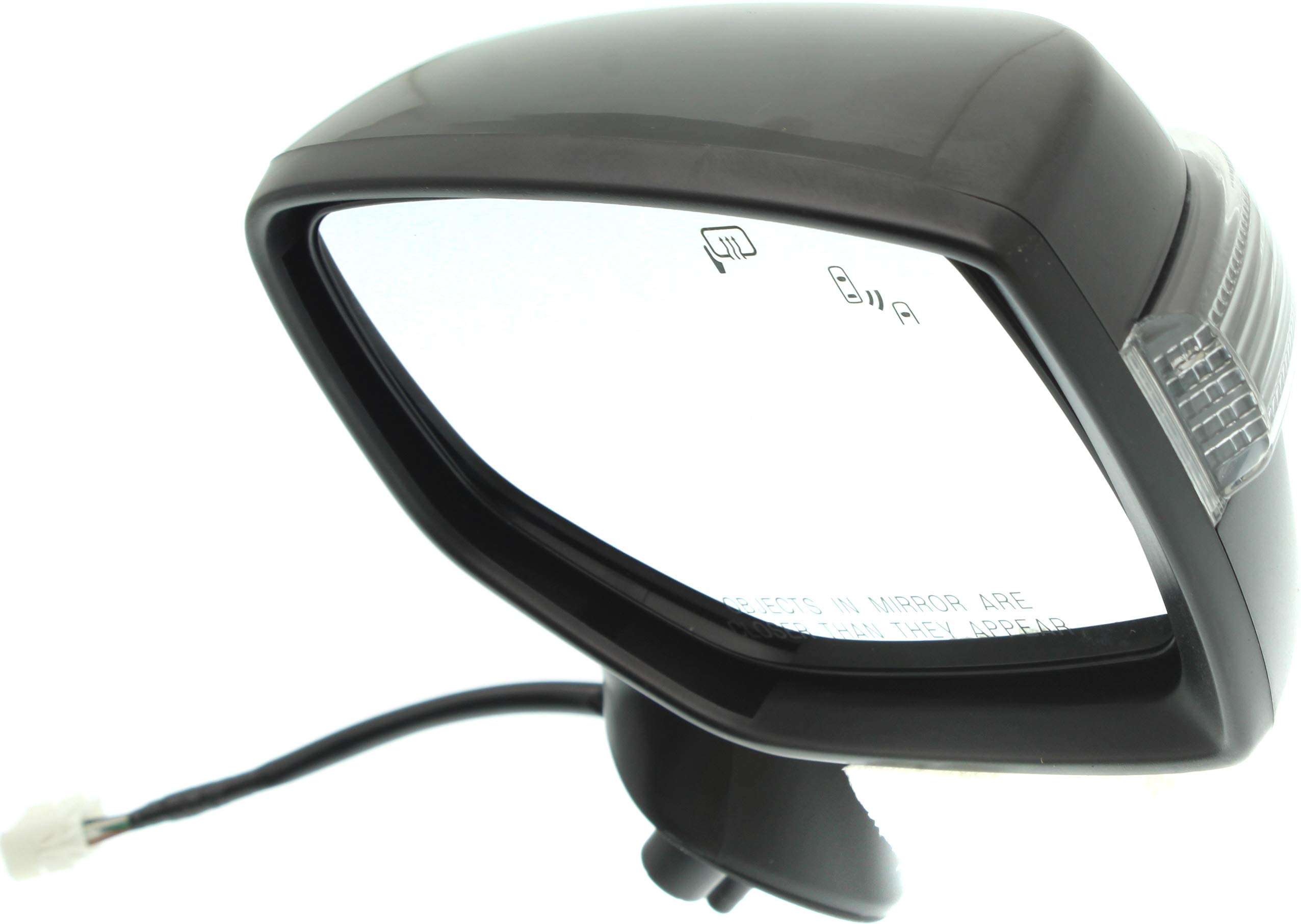 Power Heated Side Mirror with Turn Signal & Blind Spot Monitor for 2015-2017 Subaru Outback/Legacy - Kool Vue Passenger Side Replacement - Paintable Design (Build Date ≤03/2017) - Perfect for Winter Driving & Enhanced Safety