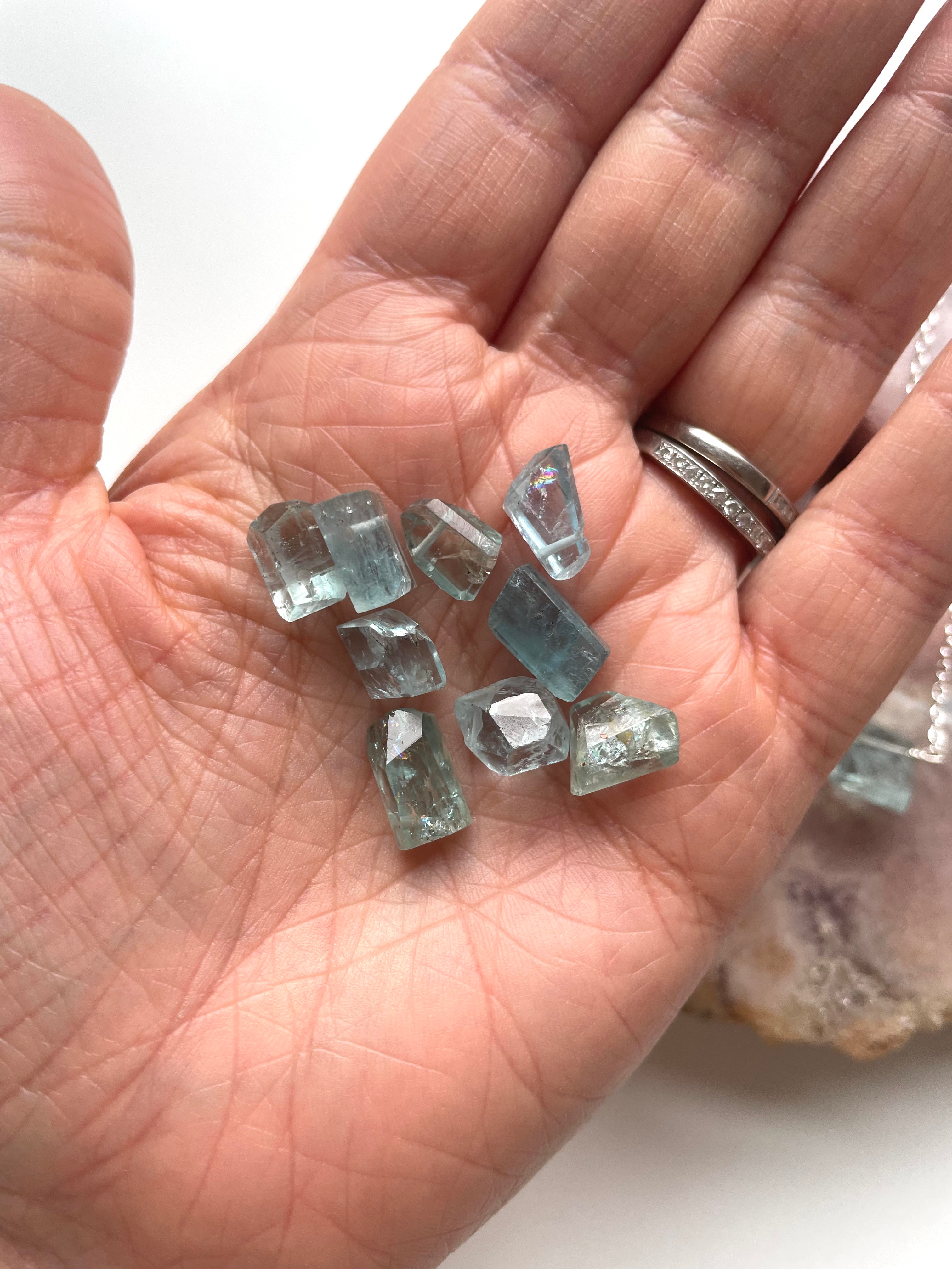 Elegant Tiny Aquamarine Gemstone Necklace - Dainty Blue Stone Jewelry for Women - Perfect for Everyday Wear, Gifts & Special Occasions