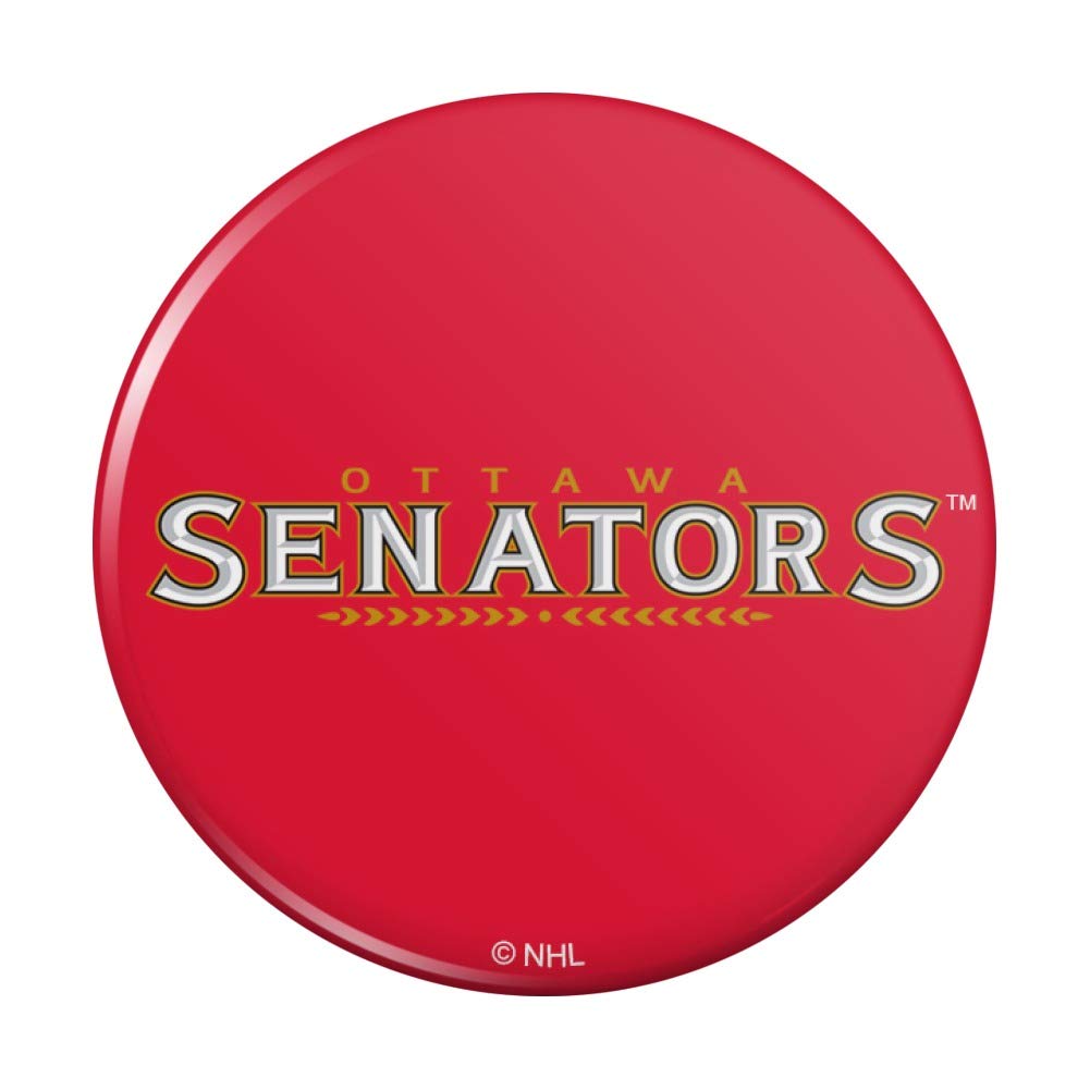 Ottawa Senators NHL Logo Refrigerator Magnet - Strong Magnetic Locker Button for Kitchen, Office, Dorm & Home Decor - Officially Licensed NHL Merchandise