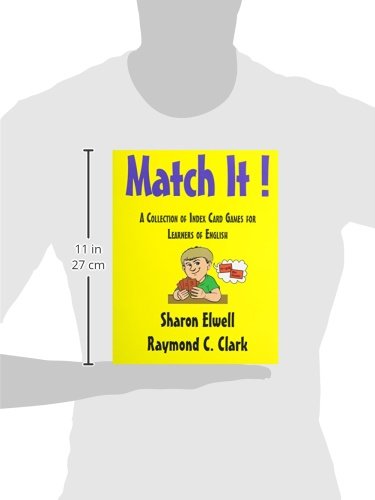 Match It! Fun English Learning Index Card Games for Kids & Adults - Perfect for Classroom, Homeschool & ESL Practice
