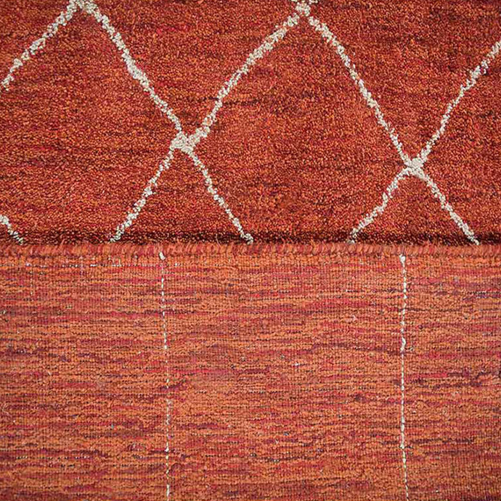 Hand-Knotted Hemp Rug - Eco-Friendly & Durable Natural Fiber Floor Covering for Living Room, Bedroom, or Boho Home Decor