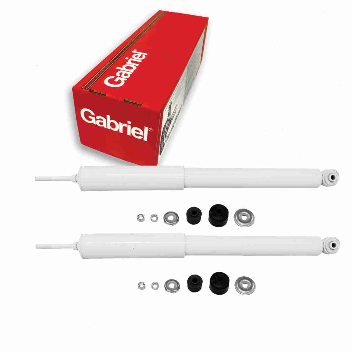 2-Piece Gabriel Front Ultra Shock Absorbers for Nissan D21 1986-1994 - Heavy Duty Suspension Struts & Steering Shocks - Perfect for Off-Roading, Daily Commuting & Truck Performance Enhancement