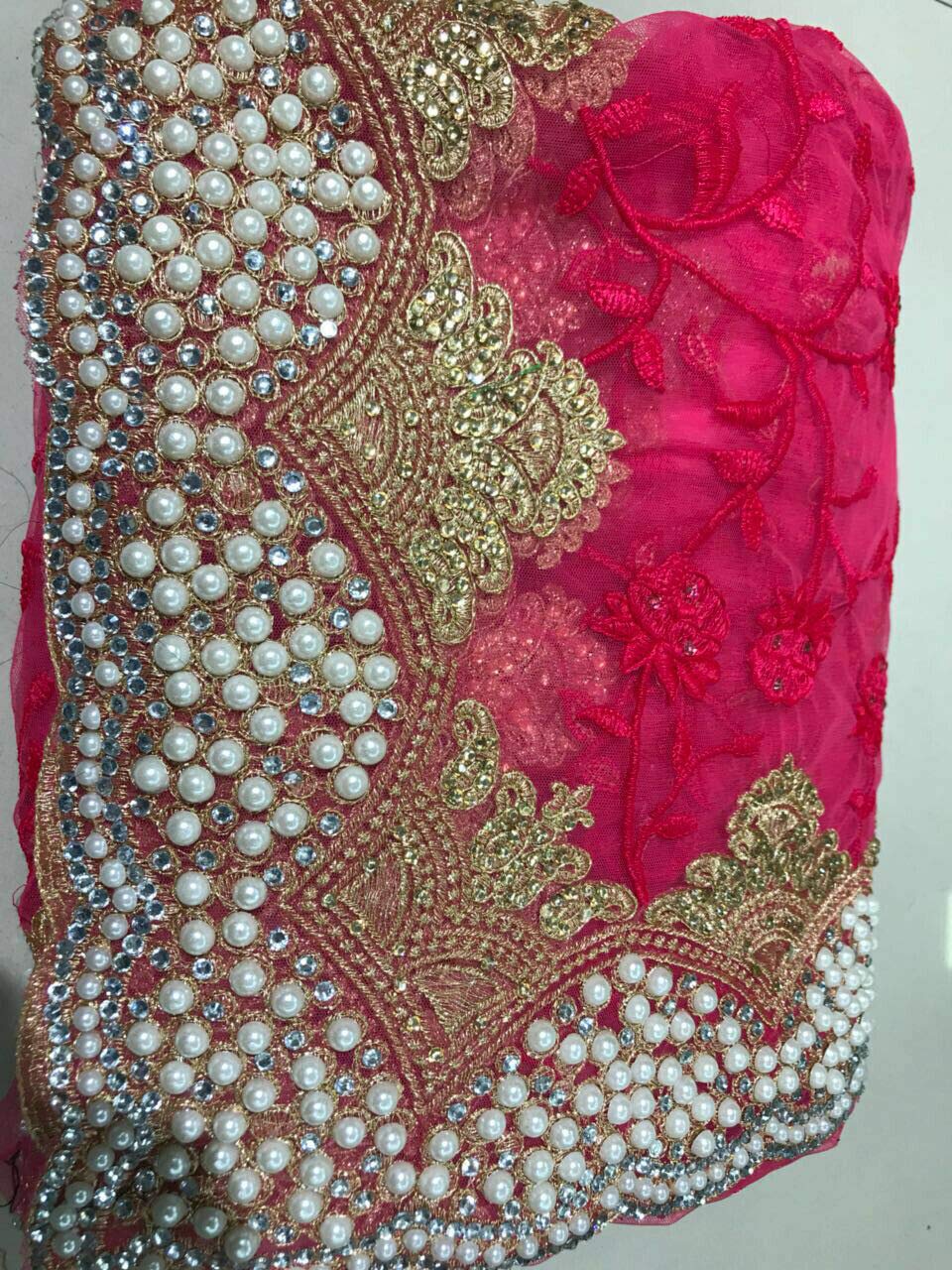 Exquisite Pakistani Designer Heavy Net Diamond Embroidered Saree for Women | Wedding, Party & Bollywood Occasion Wear | Elegant Bridal & Festive Attire