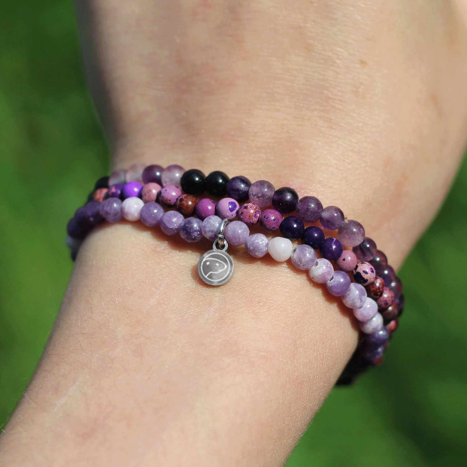 Third Eye Chakra (Ajna) Bracelet Pack Mini - Spiritual Healing Crystal Jewelry for Meditation, Yoga & Energy Balance | Perfect Gift for Mindfulness Practitioners