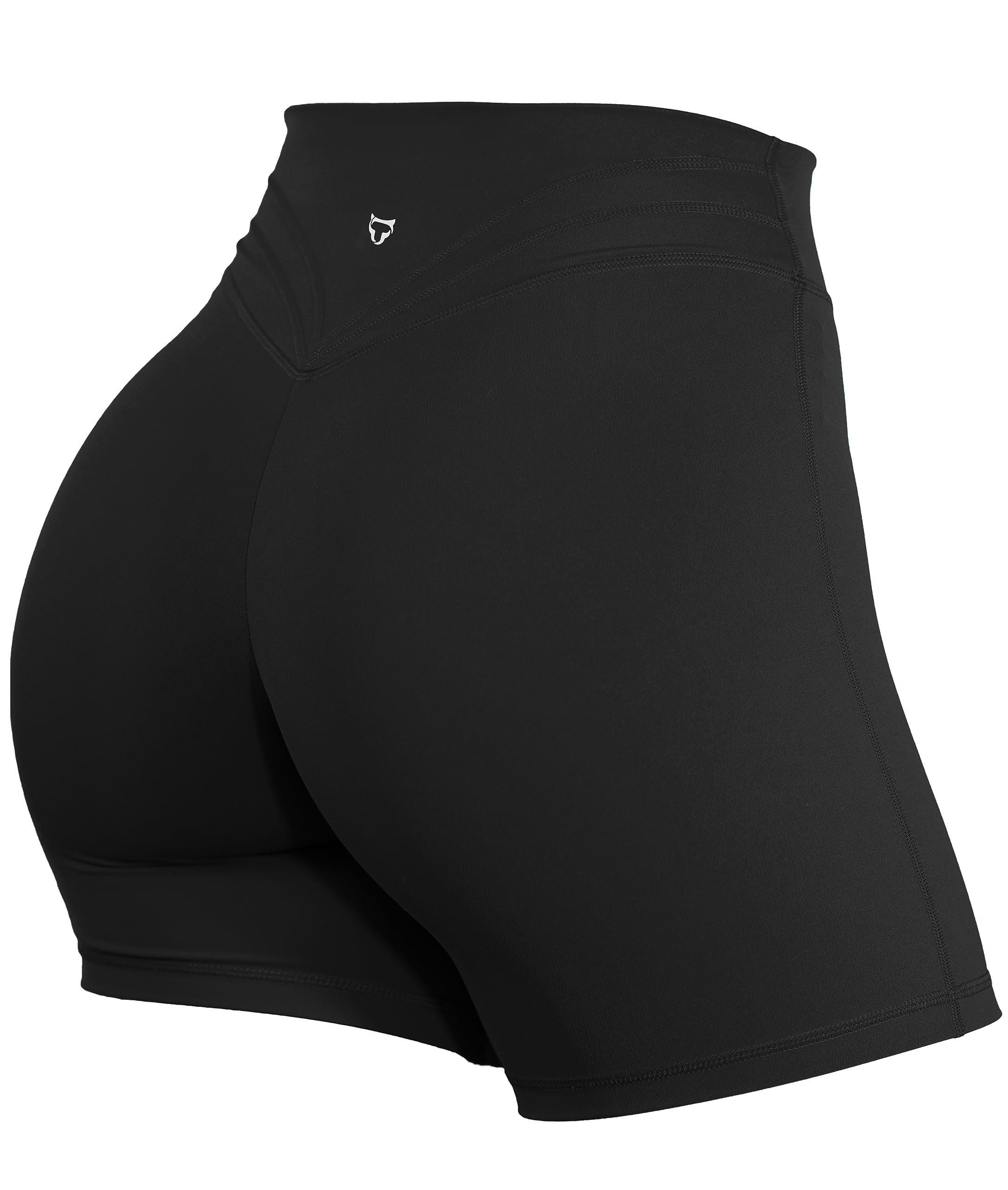 TomTiger Women's High Waist Workout Shorts - Gym, Running, Yoga & Bike Exercise Shorts with Tummy Control - Perfect for Fitness, Training & Active Lifestyle
