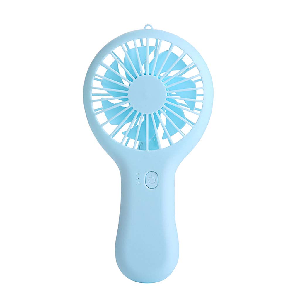 Muised Portable Handheld Fan - USB Rechargeable, 3 Speed Adjustable Mini Fan for Kids, Women & Men - Silent Personal Cooling Fan for Indoor, Outdoor & Travel Use - Perfect for Office, Gym, Beach & Summer Activities
