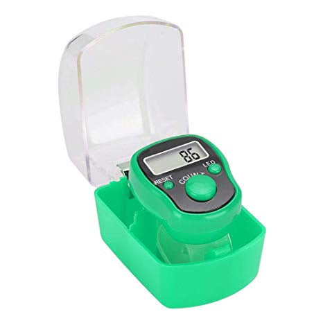 LED Finger Counter - Digital Handheld Tally Clicker for Counting People, Inventory & Events - Perfect for Crowd Control, Retail Stocktaking & Classroom Activities