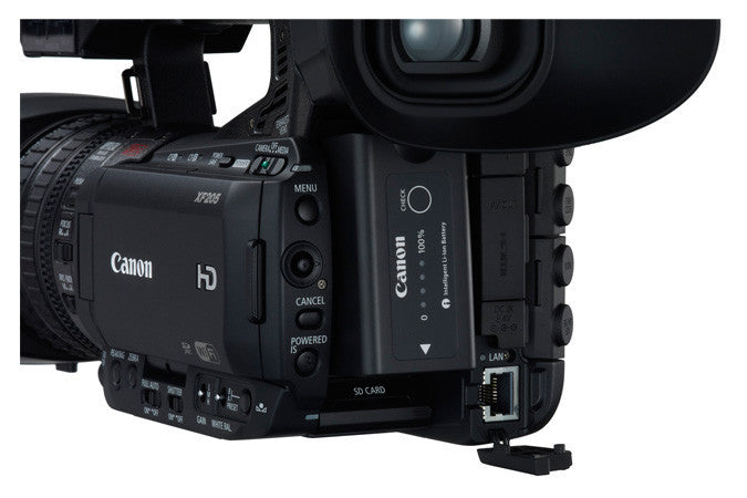 Canon XF205 HD Professional Camcorder - 4K UHD Video Camera with 20x Optical Zoom, Dual Pixel AF & 3G-SDI Output for Wedding Filming, Live Streaming and Documentary Production