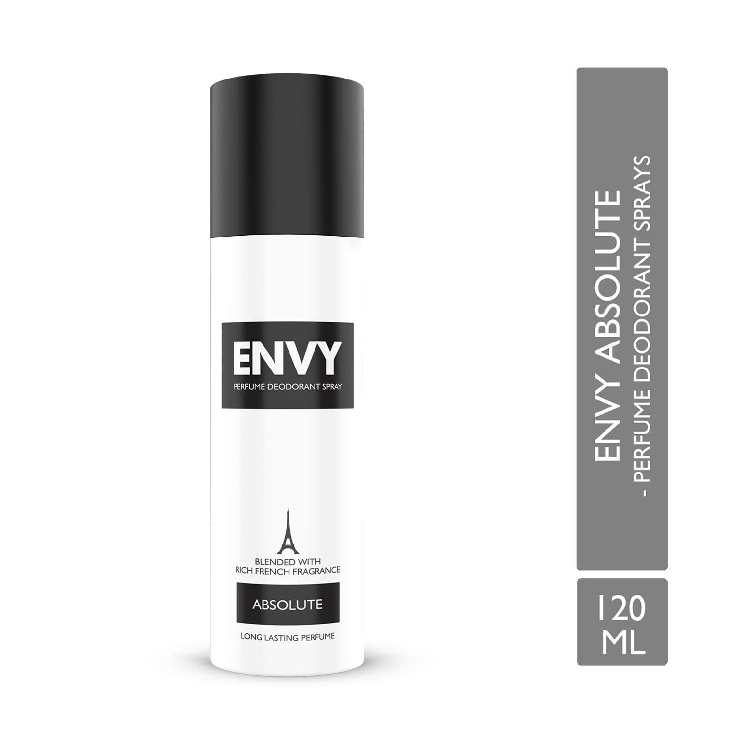 ENVY Absolute Deodorant Body Spray for Men - 120ML | Long Lasting 48H Protection, Fresh Scent, Aluminum Free | Gym, Work & Everyday Use