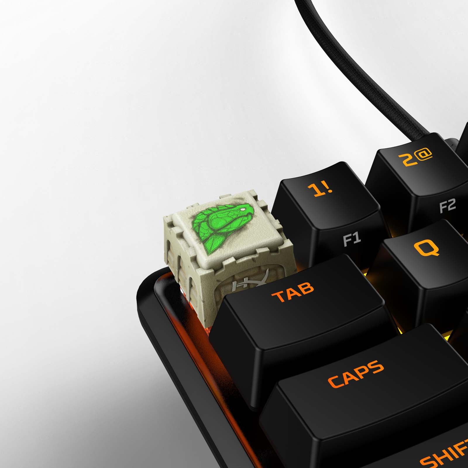 Custom HX3D Guild Wars 2 Themed Mechanical Keyboard Keycap - Siege Turtle Design for Gaming Enthusiasts | Perfect for PC Gamers and Keyboard Customization