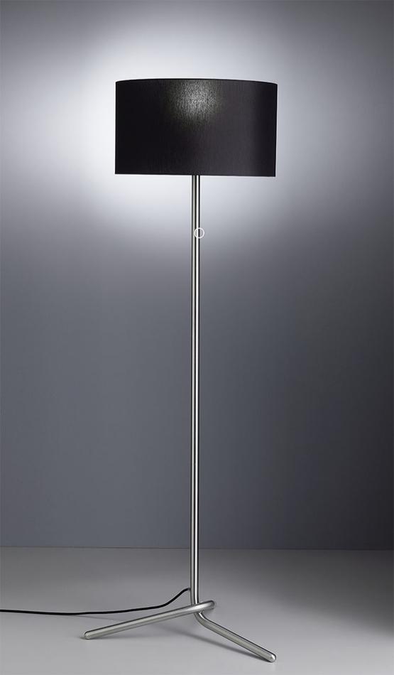 TECNOLUMEN Baton CSL 08 Modern Floor Lamp - Adjustable LED Reading Light for Living Room, Bedroom & Office - Dimmable Standing Lamp for Home Decor
