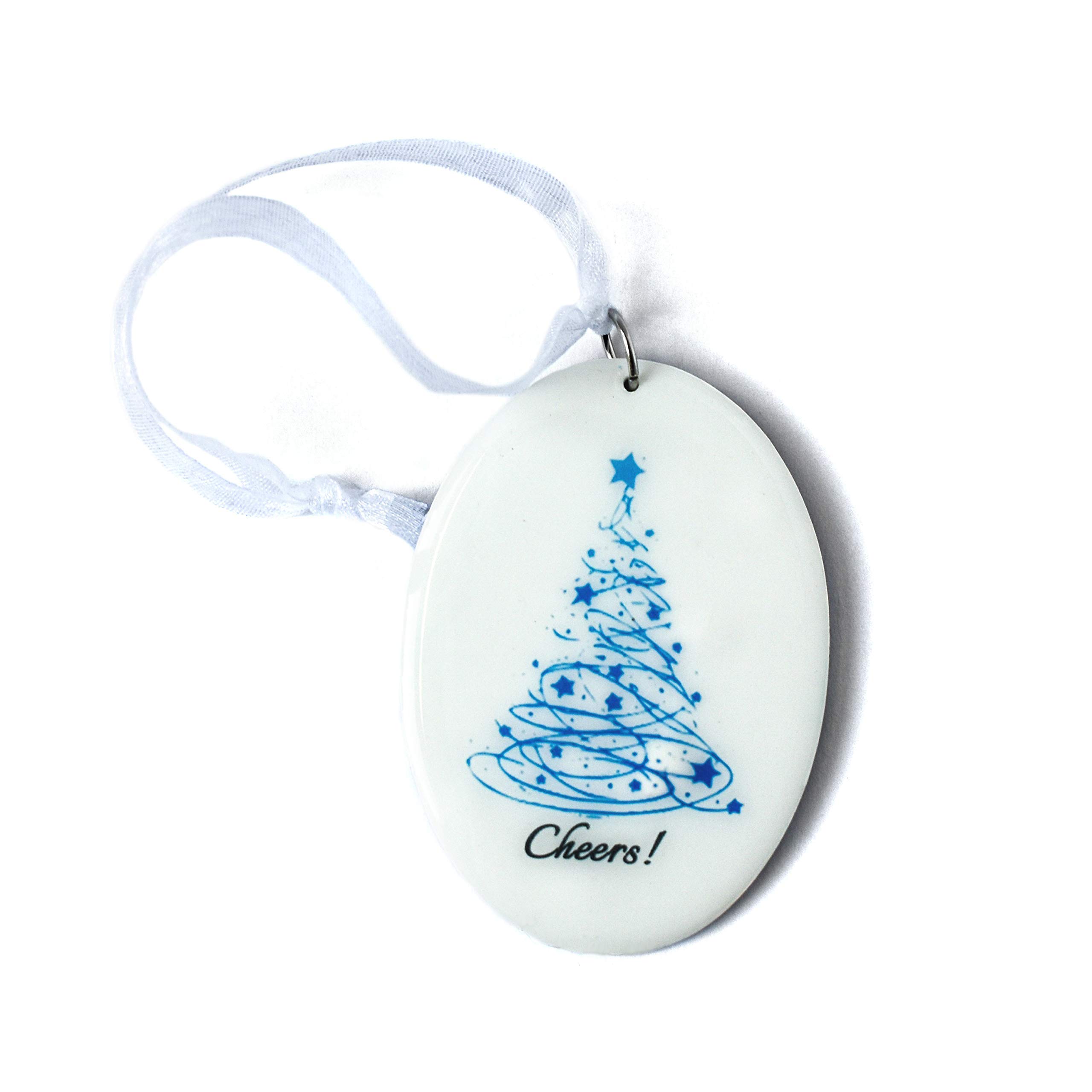 Christmas Wine Bottle Hang Tags - Handmade Holiday Gift Tags for Wine Bottles | Perfect for Wine Gifts, Party Favors & Festive Decorations