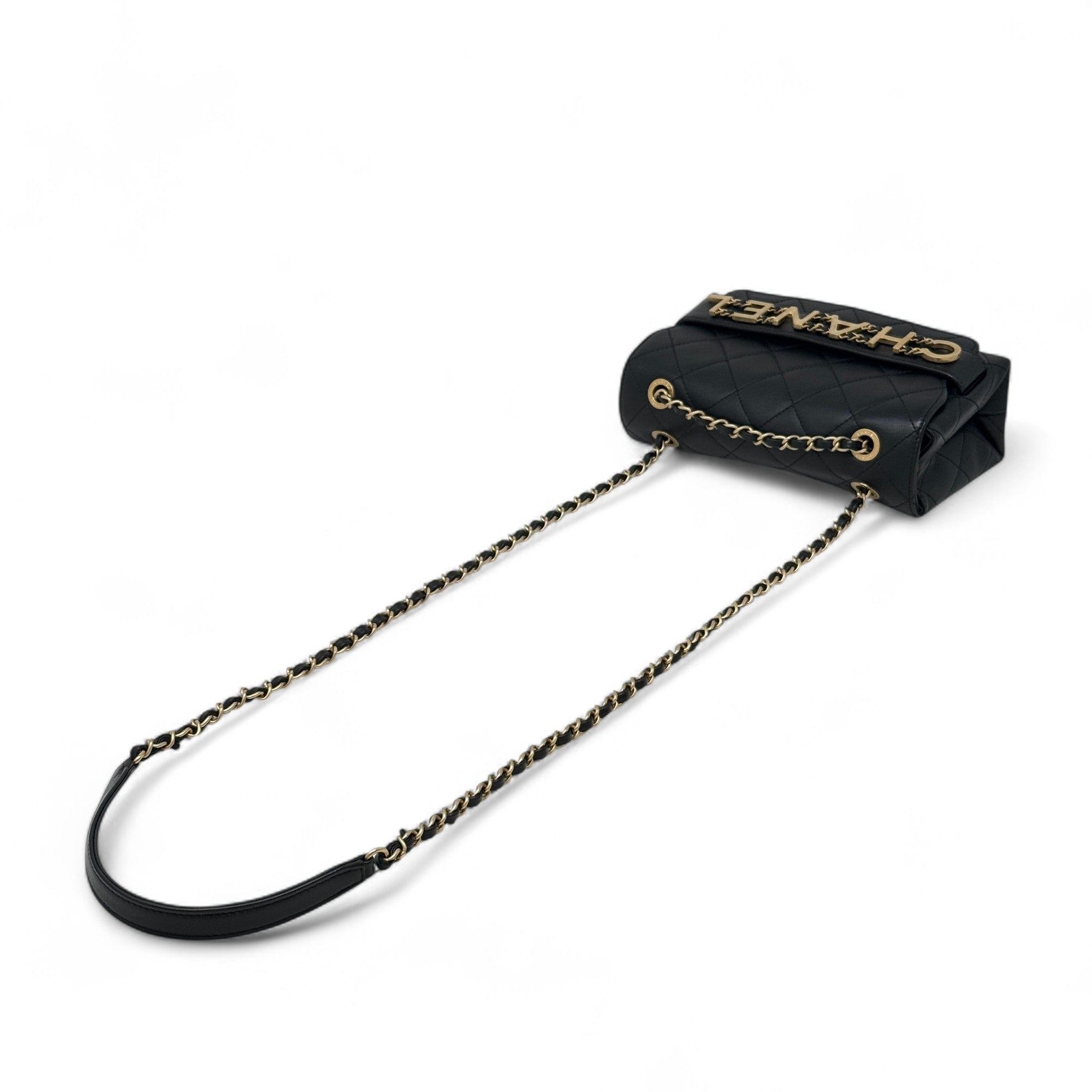 Chanel Black Small Enchained Bag - Luxury Crossbody Bag for Women | Perfect for Evening Parties, Date Nights & Special Occasions