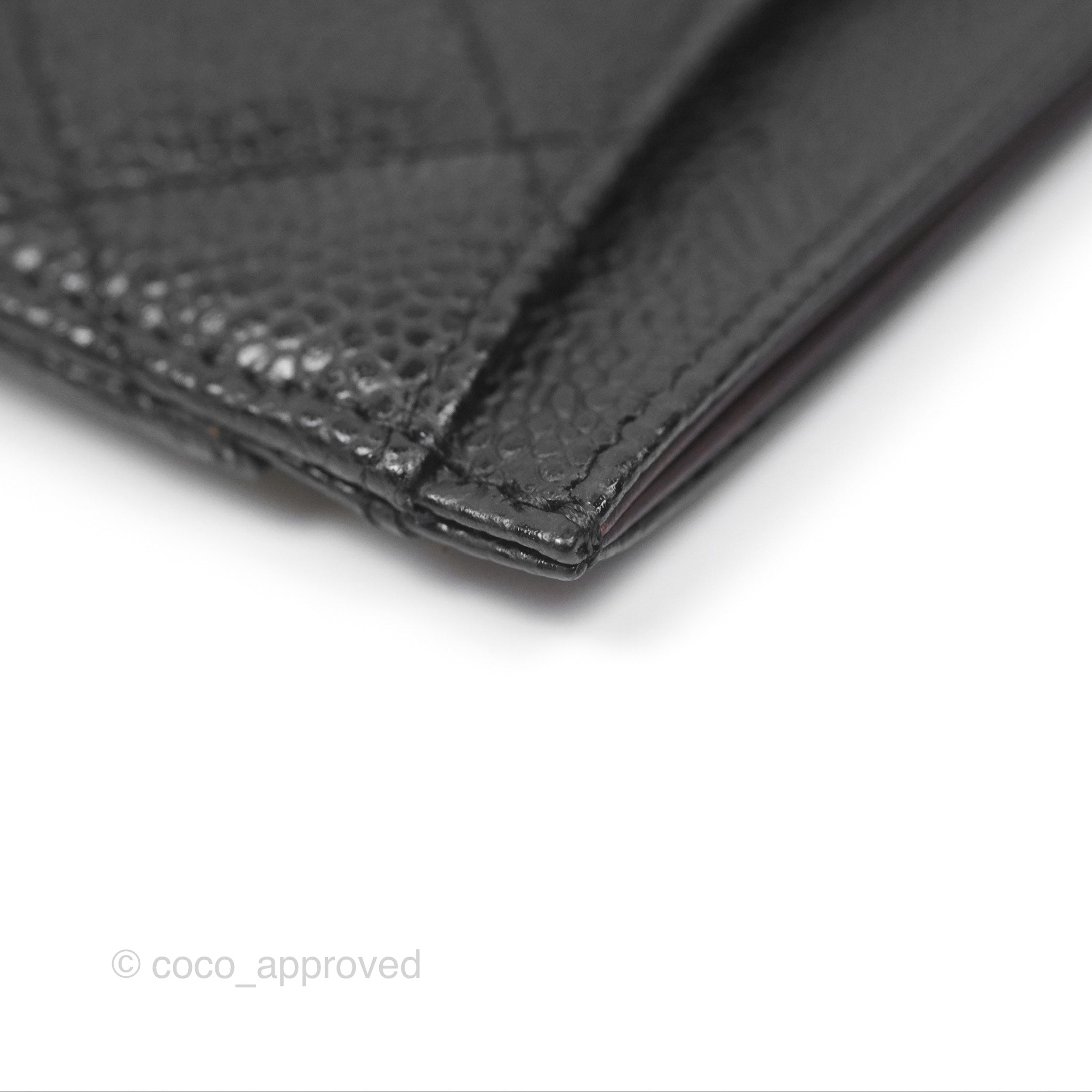Chanel Classic Flat Card Holder in Black Caviar Leather with Gold Hardware - Perfect for Everyday Use & Luxury Gift Giving