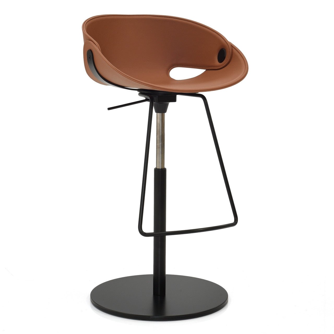 Tonon Flat Stool - Modern Minimalist Stool for Home, Office & Outdoor Use - Lightweight & Durable Stool for Dining, Bar, Kitchen & Patio