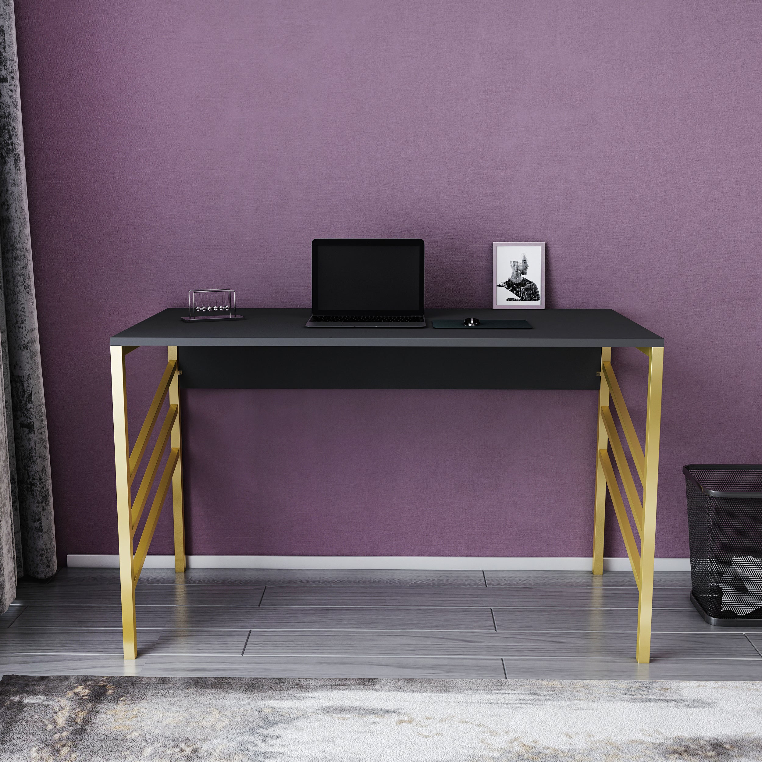 Josephine Desk - Modern Home Office Desk with Storage, Perfect for Small Spaces & Remote Work | Study, Writing & Workspace Solution