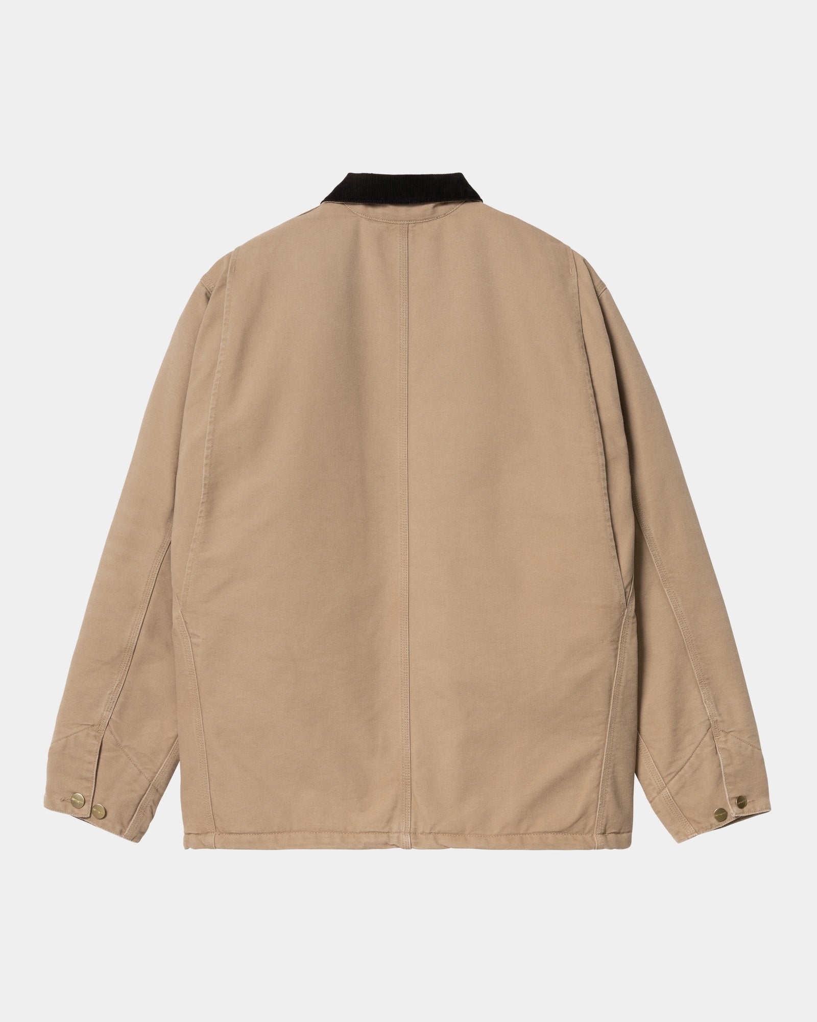 OG Chore Coat for Men - Winter Work Jacket in Peanut & Black Aged Canvas | Durable Outdoor Workwear for Cold Weather