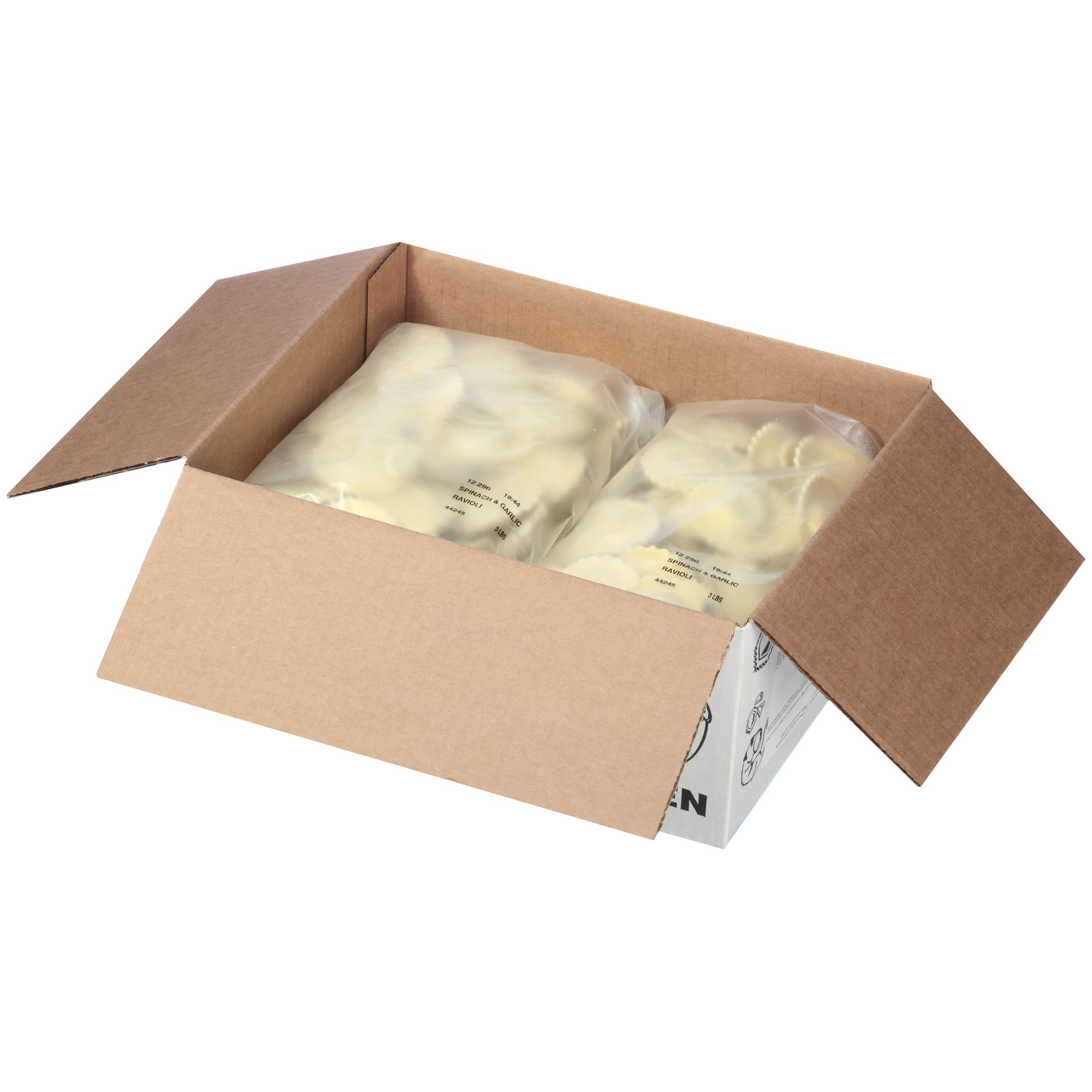 Joseph's Gourmet Pasta - Spinach & Roasted Garlic Ravioli, 3 lb (Pack of 2) | Fresh Frozen Italian Dumplings | Perfect for Family Dinners, Italian Restaurants & Catering Events
