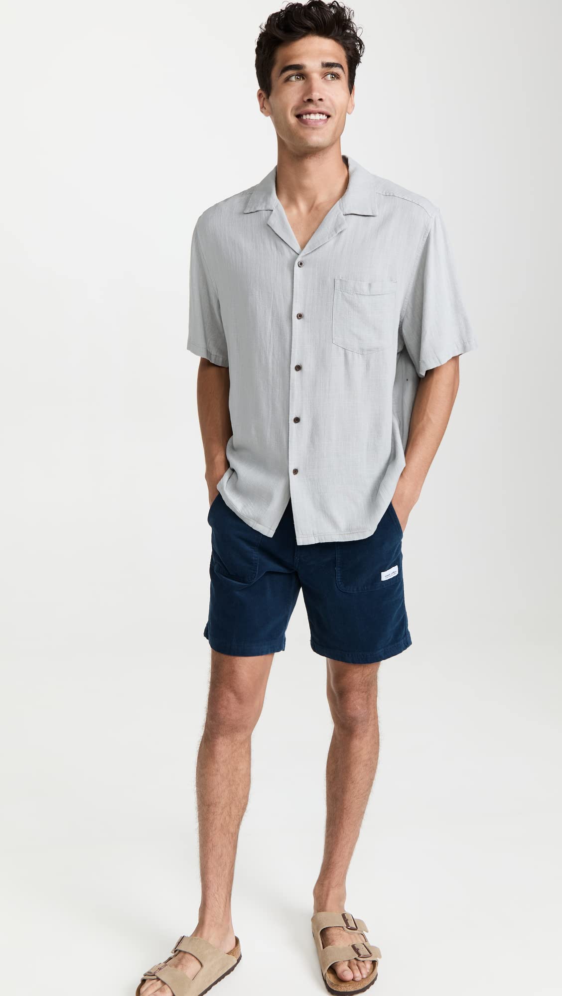 Banks Journal Men's Big Bear Corduroy Shorts - Comfortable Casual Wear for Outdoor Activities, Hiking, and Summer Adventures
