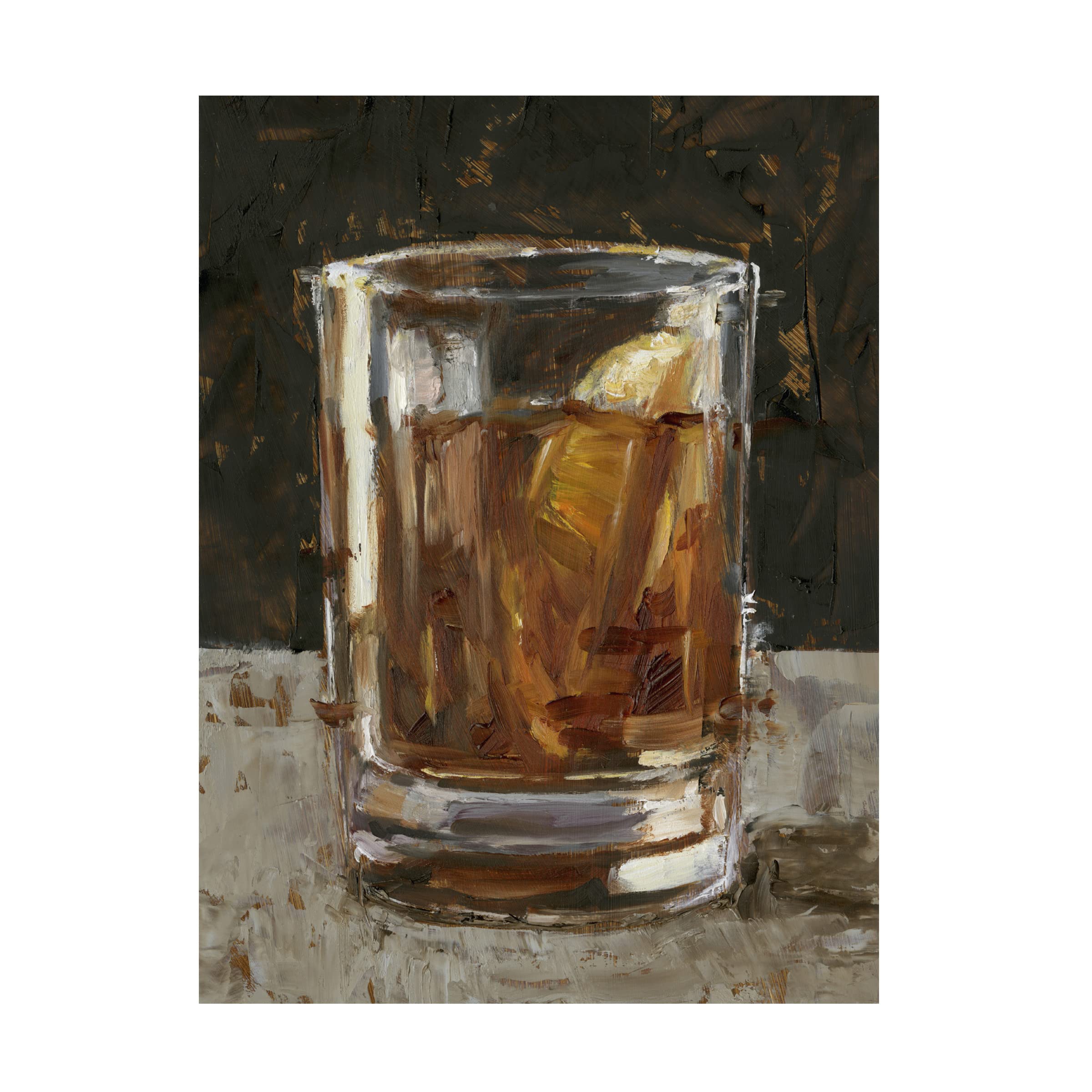 Trademark Fine Art 'The Hard Stuff II' Canvas Wall Art by Ethan Harper - Modern Home Decor for Living Room & Office