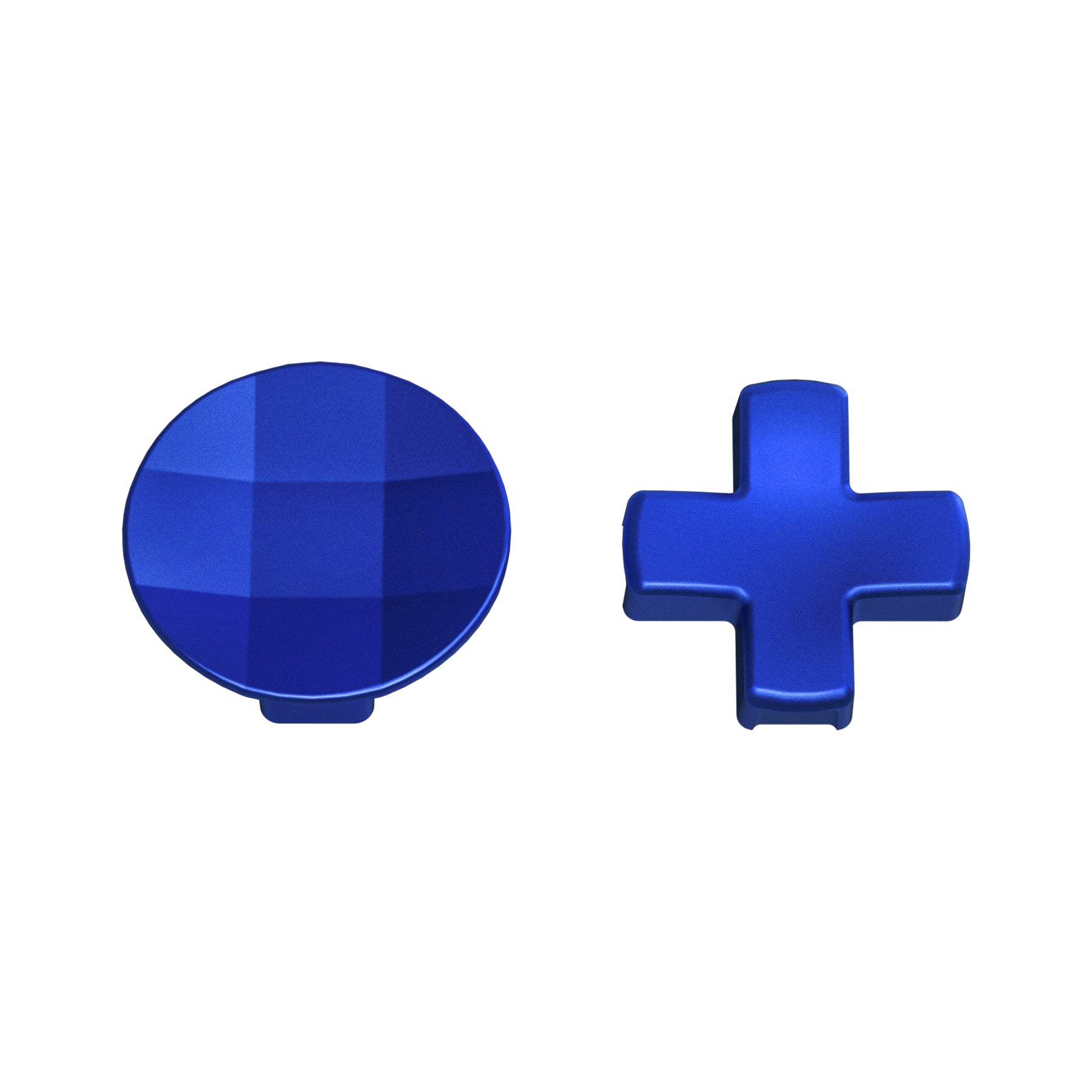 eXtremeRate 2-Pack Blue Metal Magnetic Stainless Steel D-Pads for Xbox One Elite (Model 1698) & Elite Series 2/Elite 2 Core Controller (Model 1797) - Premium Replacement Thumbsticks for Enhanced Gaming Performance