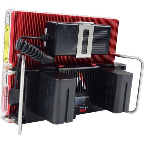Aputure Amaran Tri 8s Daylight LED Spot Light with V-Mount Battery Plate & 2 F970 Battery Packs - Professional Video Lighting for Film, Photography, and Studio Production