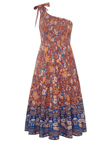 Orange Blue Print