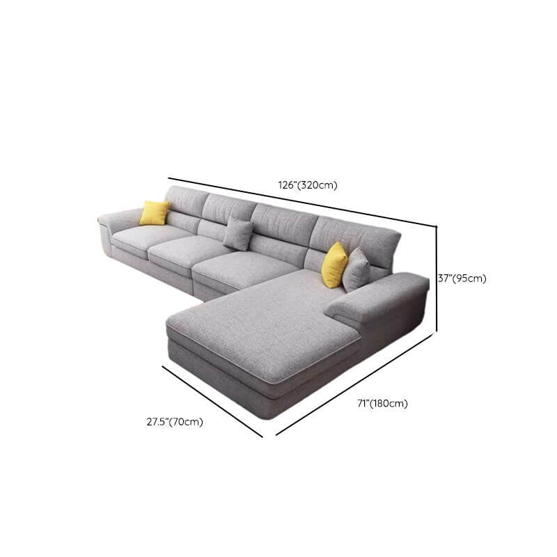 Modern L-Shaped Upholstered Recliner Sofa in Olive Green, Oatmeal & Midnight Black - Right Facing Sectional Couch for Living Room, Home Theater & Family Room Relaxation