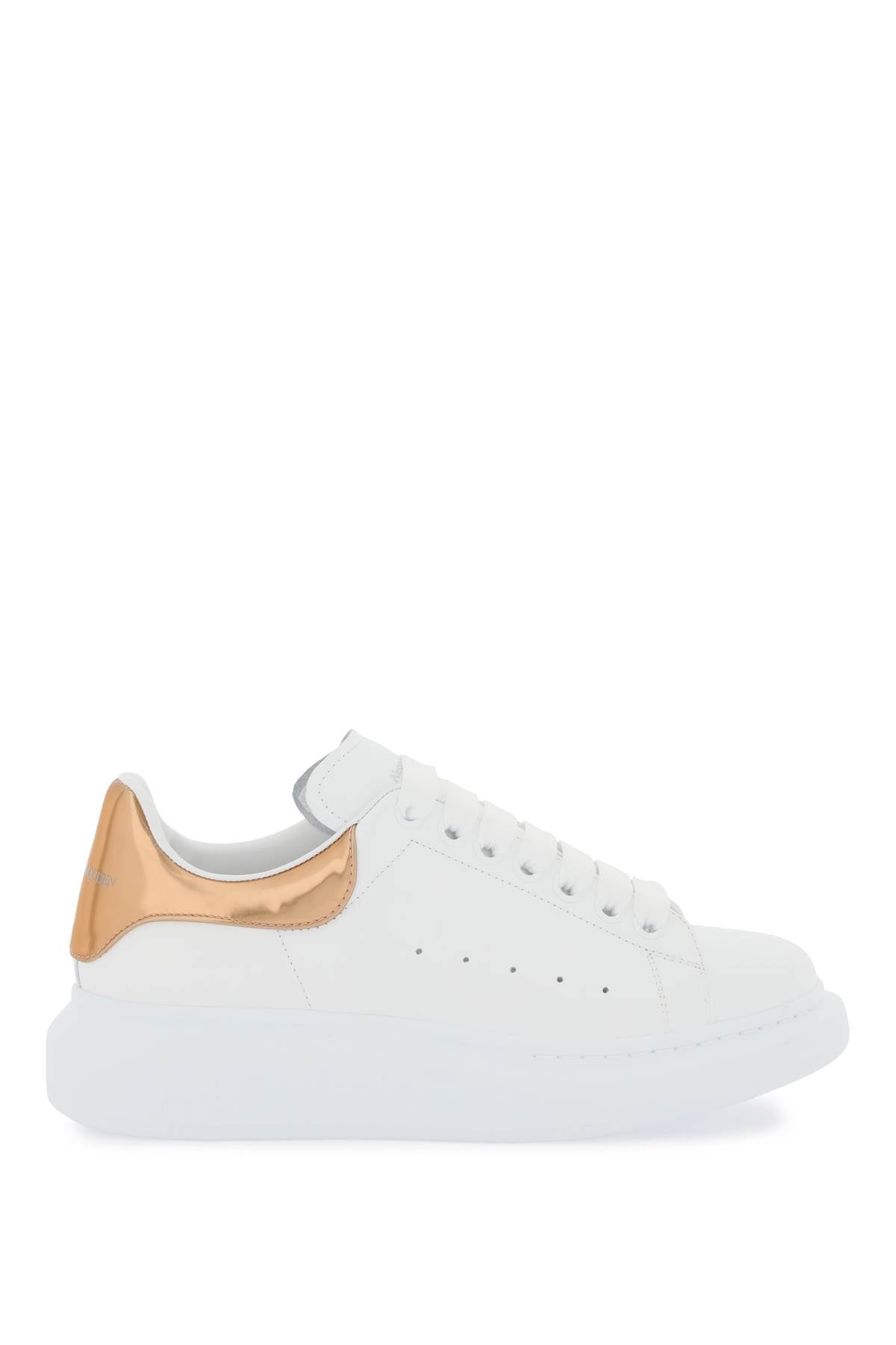 Alexander McQueen Oversize Sneakers for Women - Chunky Platform White Leather Shoes | Fashionable & Comfortable for Casual Wear, Street Style & Everyday Outfits