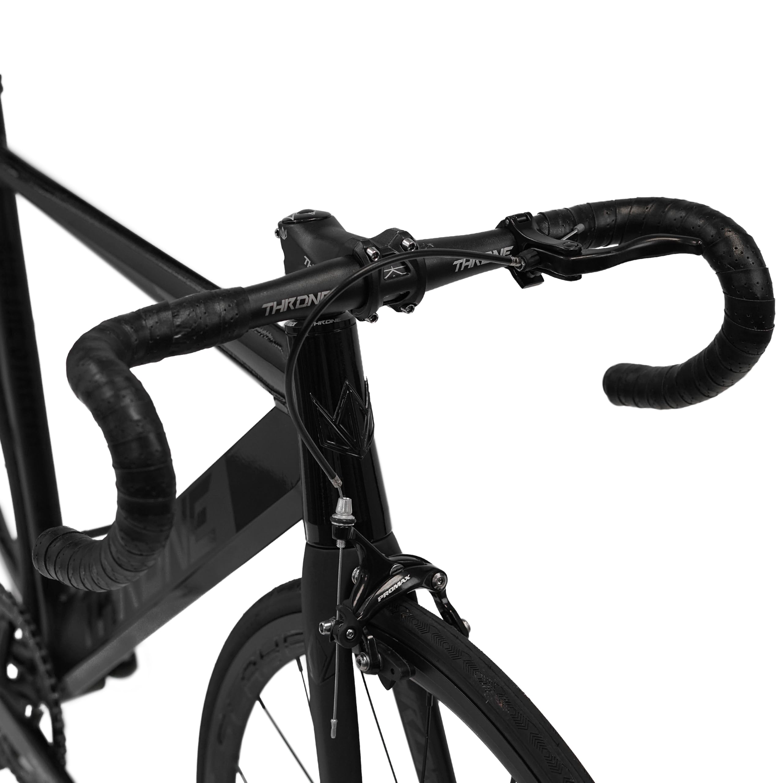 Throne Cycles TRKLRD 6061 Alloy Frame Single Speed Fixie Bike - Carbon Alloy Fork, Tapered Headset | Perfect for Urban Commuting & Track Racing