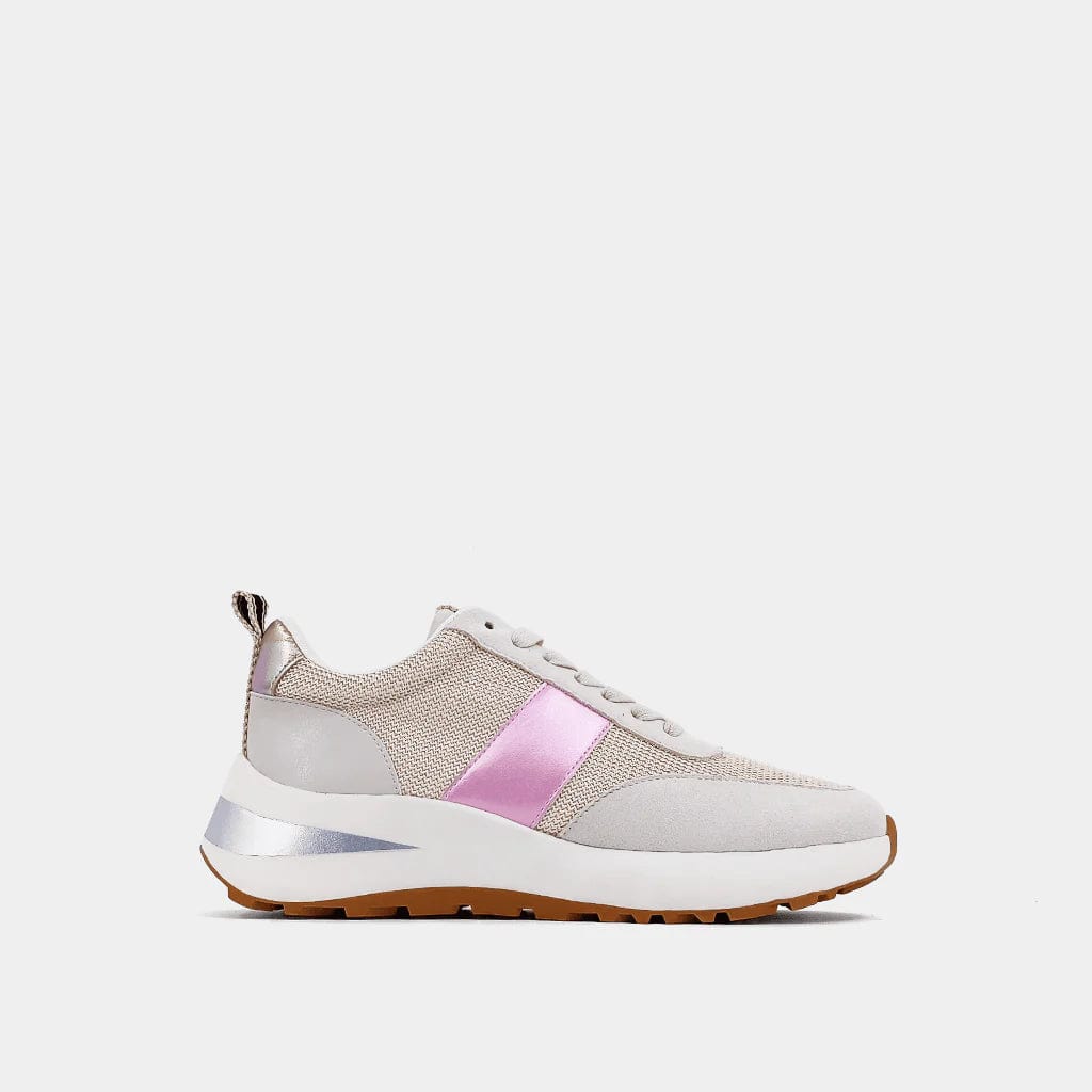 Pink Serafina Sneakers for Women - Comfortable Casual Walking Shoes - Trendy Fashion Sneakers for Running, Gym, and Everyday Wear