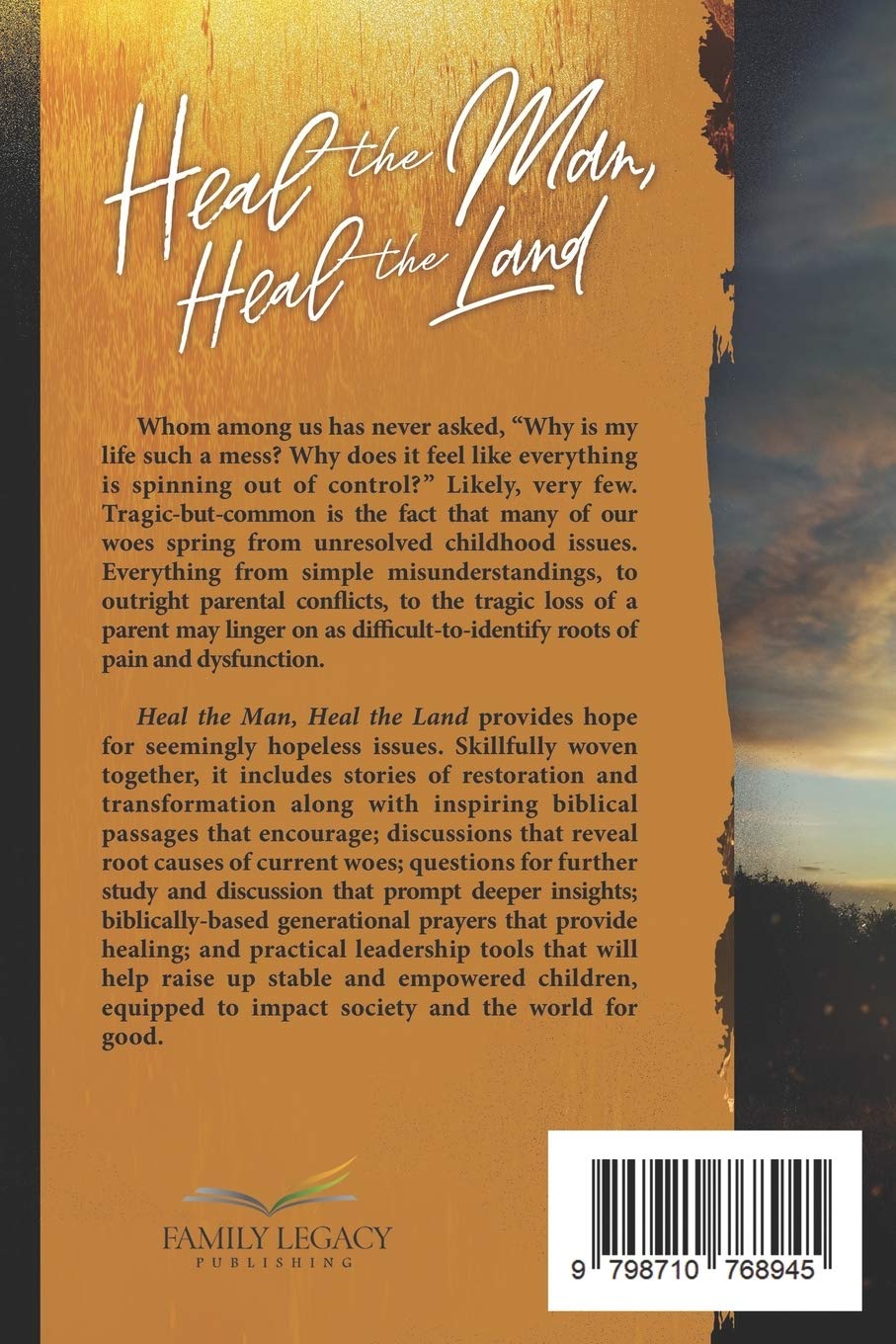 Heal the Man, Heal the Land - Organic Healing Herbal Tea for Men's Wellness & Detox - Perfect for Meditation, Yoga & Stress Relief