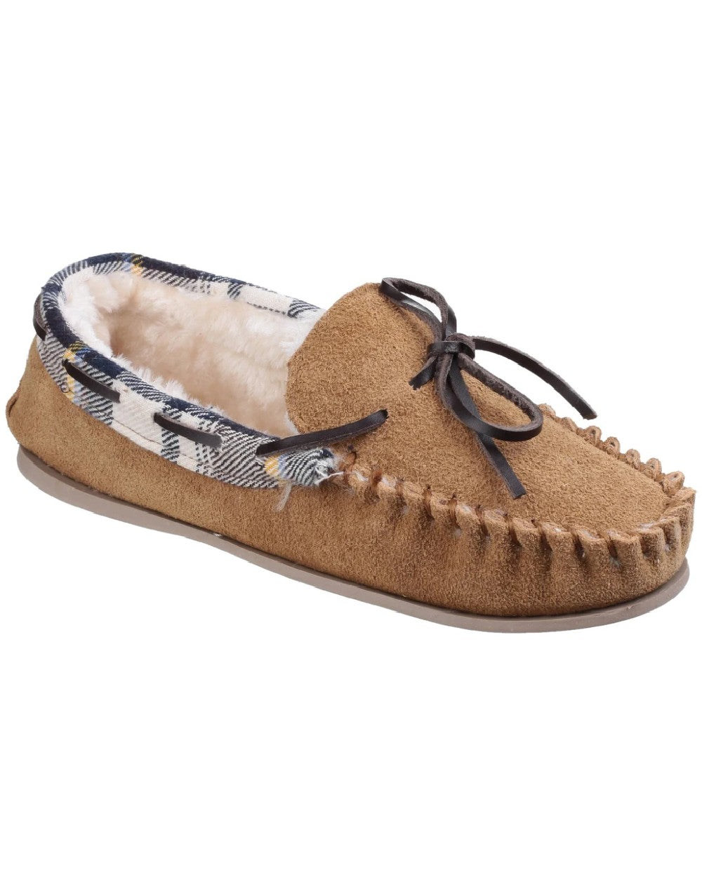 Cotswold Women's Kilkenny Moccasin Slippers - Soft Indoor/Outdoor House Shoes for Comfort & Warmth - Perfect for Home, Office & Travel