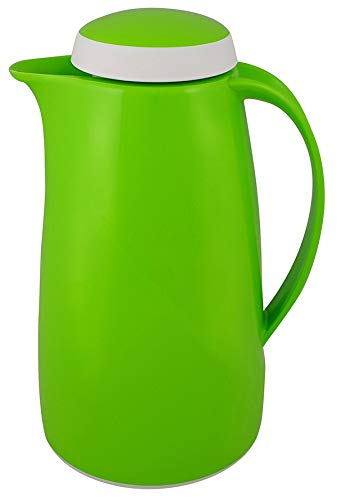 Helios Wave Vacuum Insulated Stainless Steel Water Bottle - 1 Liter (34 oz) - Kiwi Green - Keeps Drinks Hot/Cold for Hours - Perfect for Hiking, Gym, Office & Travel