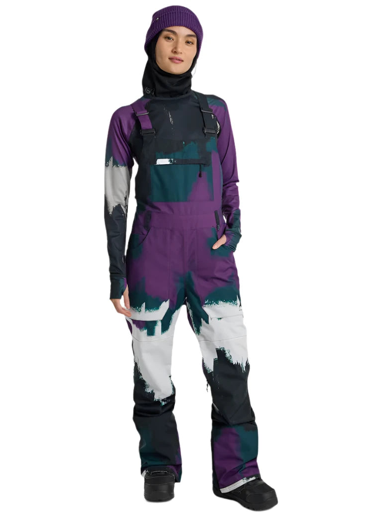 Burton Women's Avalon Stretch 2L Waterproof Bib Snow Pants 2025 - Insulated Winter Ski Pants for Women - Perfect for Skiing, Snowboarding & Cold Weather Outdoor Activities