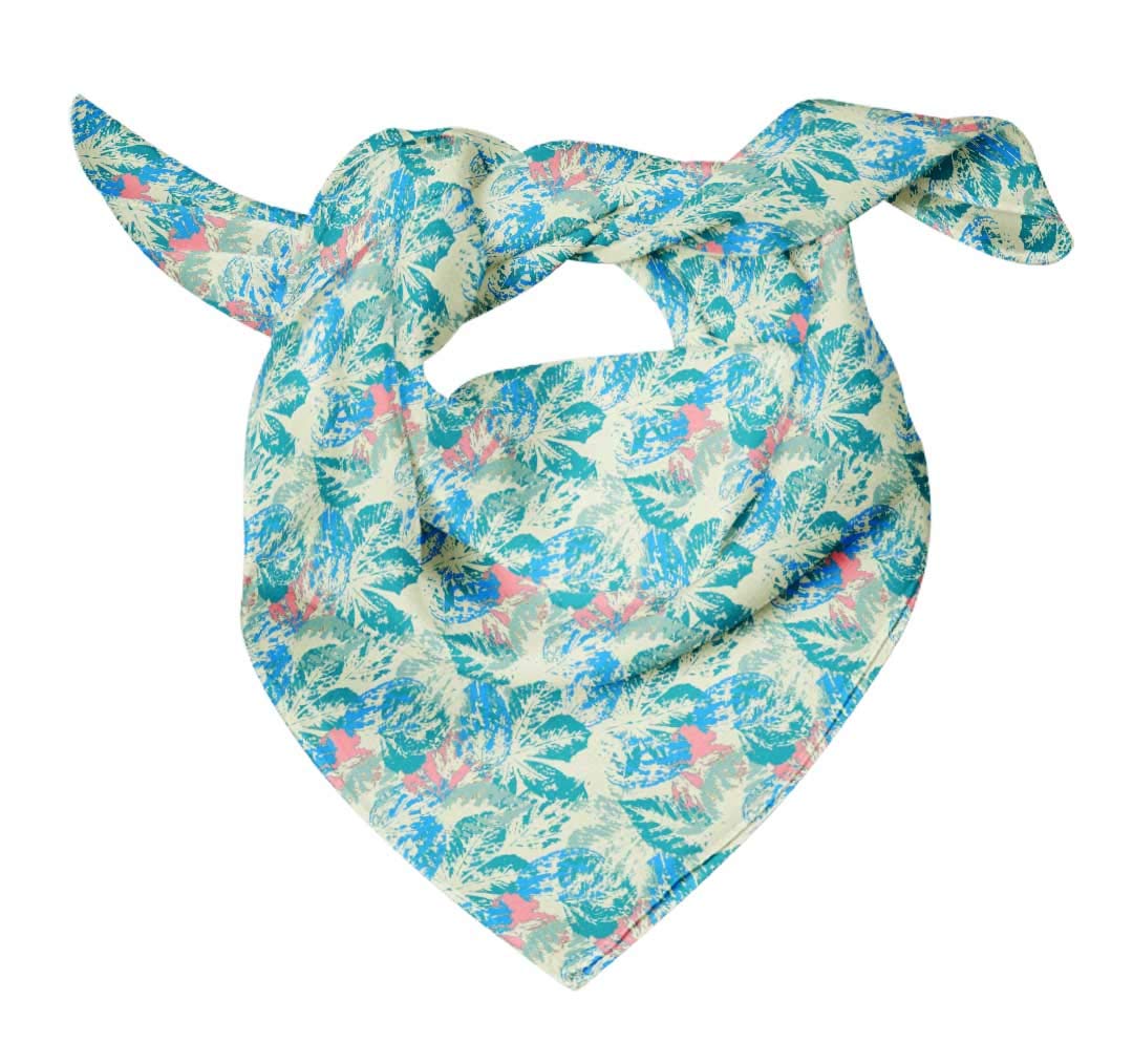 Bimba Pure Silk Printed Head Bandanas & Neck Scarves - Soft Summer Fashion Accessories for Women - Perfect for Beach, Yoga, and Outdoor Activities