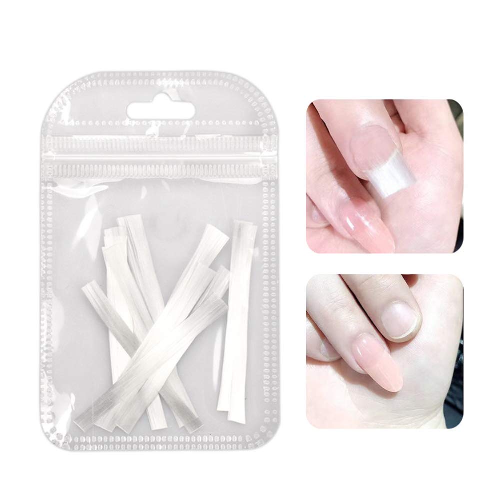 2 Pack Nail Art Fiber for Manicure & Nail Extension - DIY Fiberglass Nail Reinforcement Kit for Stronger, Longer Nails - Perfect for Salon, Home Use & Professional Nail Artists