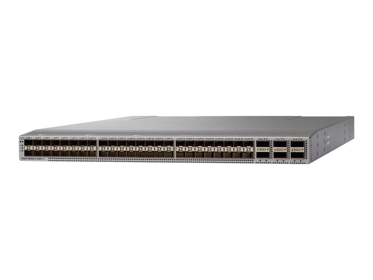 CISCO N9K-C93180YC-EX-V03 Nexus 9000 48-Port 10G/25G + 6-Port 40G/100G Ethernet Switch Module for Data Center & Enterprise Networking