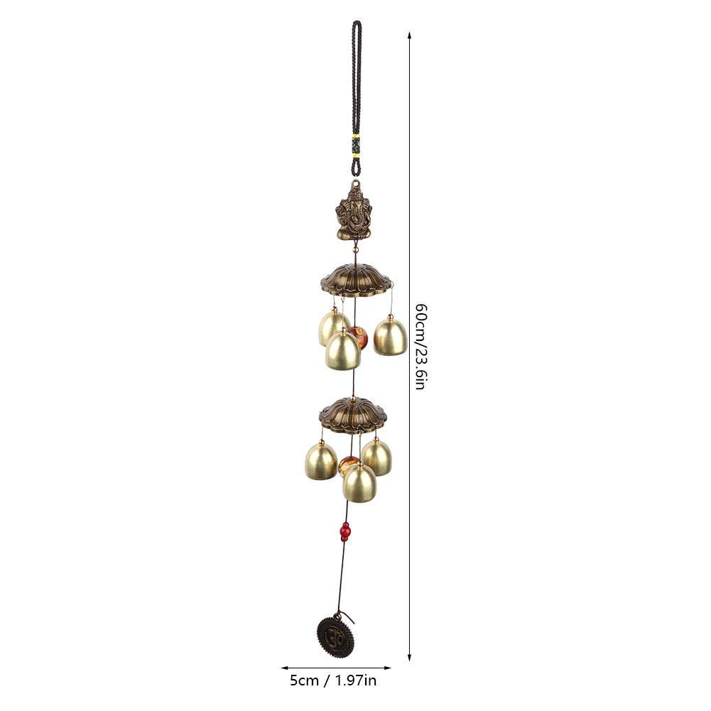Japanese Metal Feng Shui Wind Chimes for Good Luck - Outdoor Wind Chime Decor for Garden, Patio, Yard & Home - Bring Harmony & Positive Energy to Your Outdoor Space