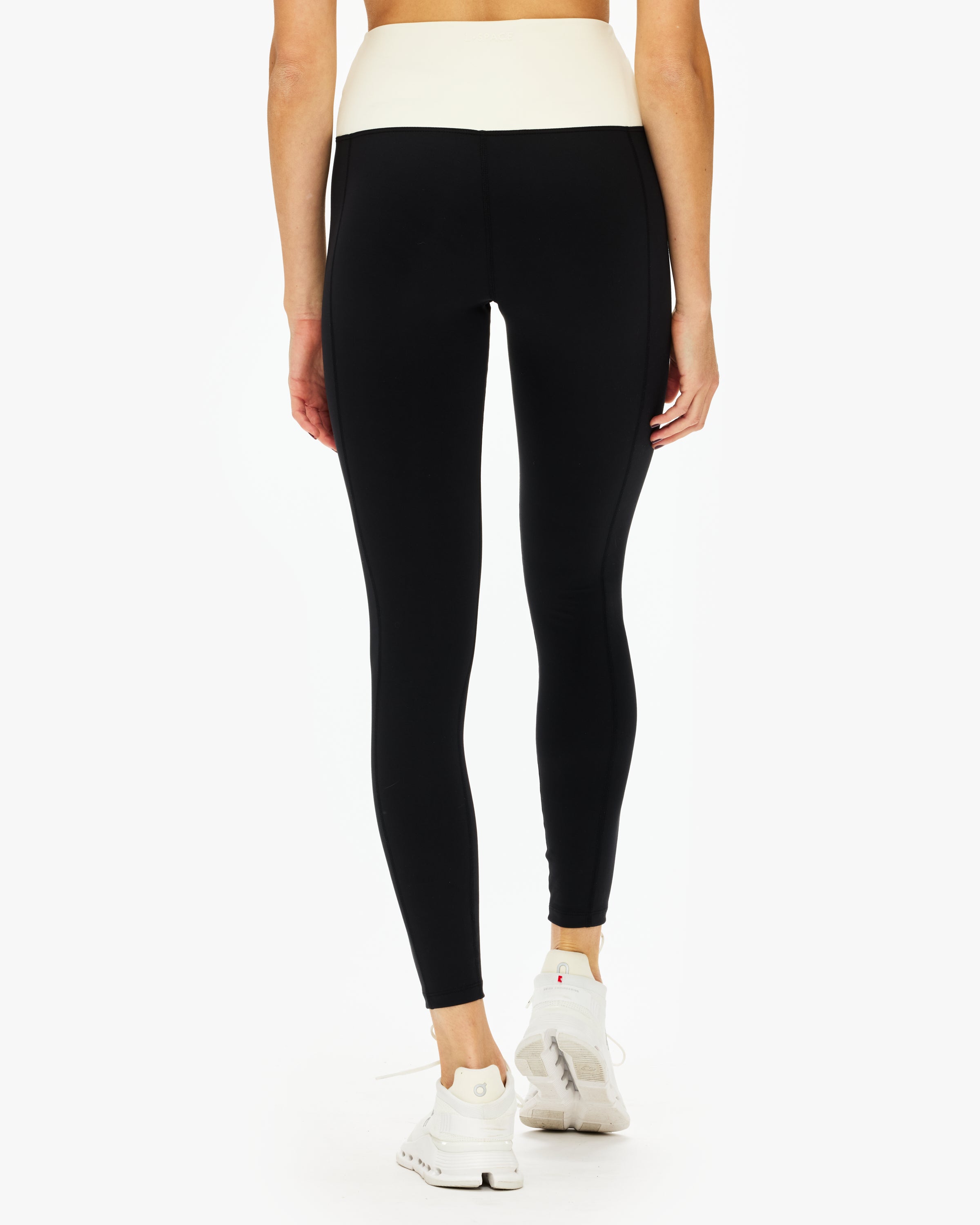 LSpace Division High Waist Yoga Leggings for Women - Tummy Control Workout Pants - Comfortable & Stretchy for Gym, Running, Pilates & Lounge Wear